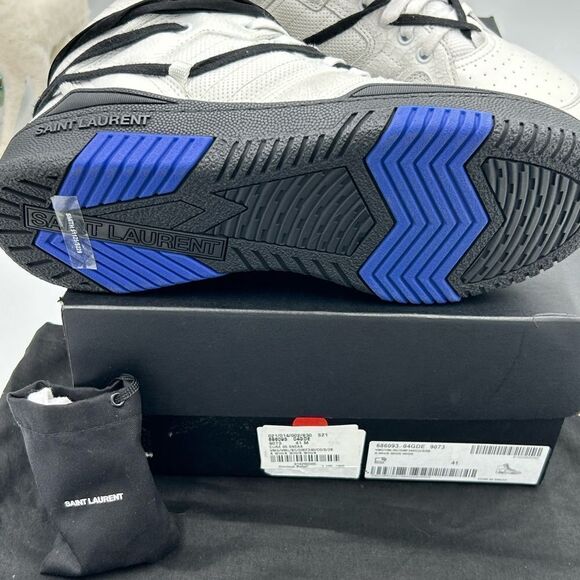 Men’s Saint Laurent cure 05 mid top sneakers size 41 made in Italy - Picture 5 of 11